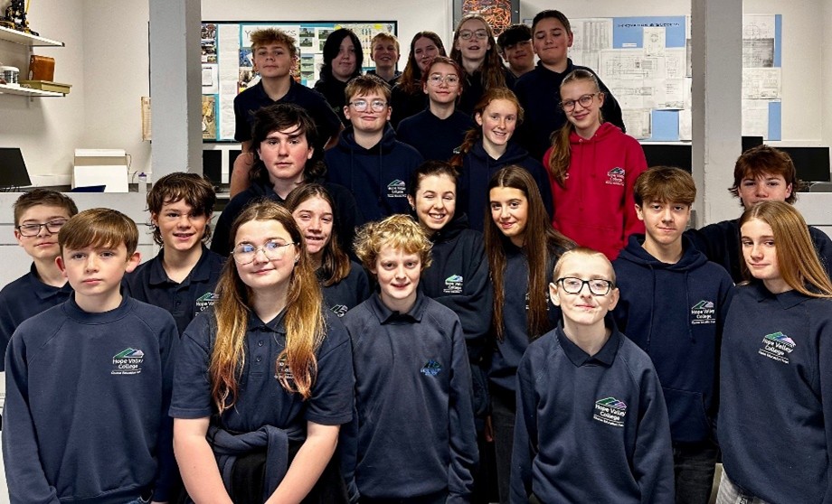 Hope Valley School Council members smiling