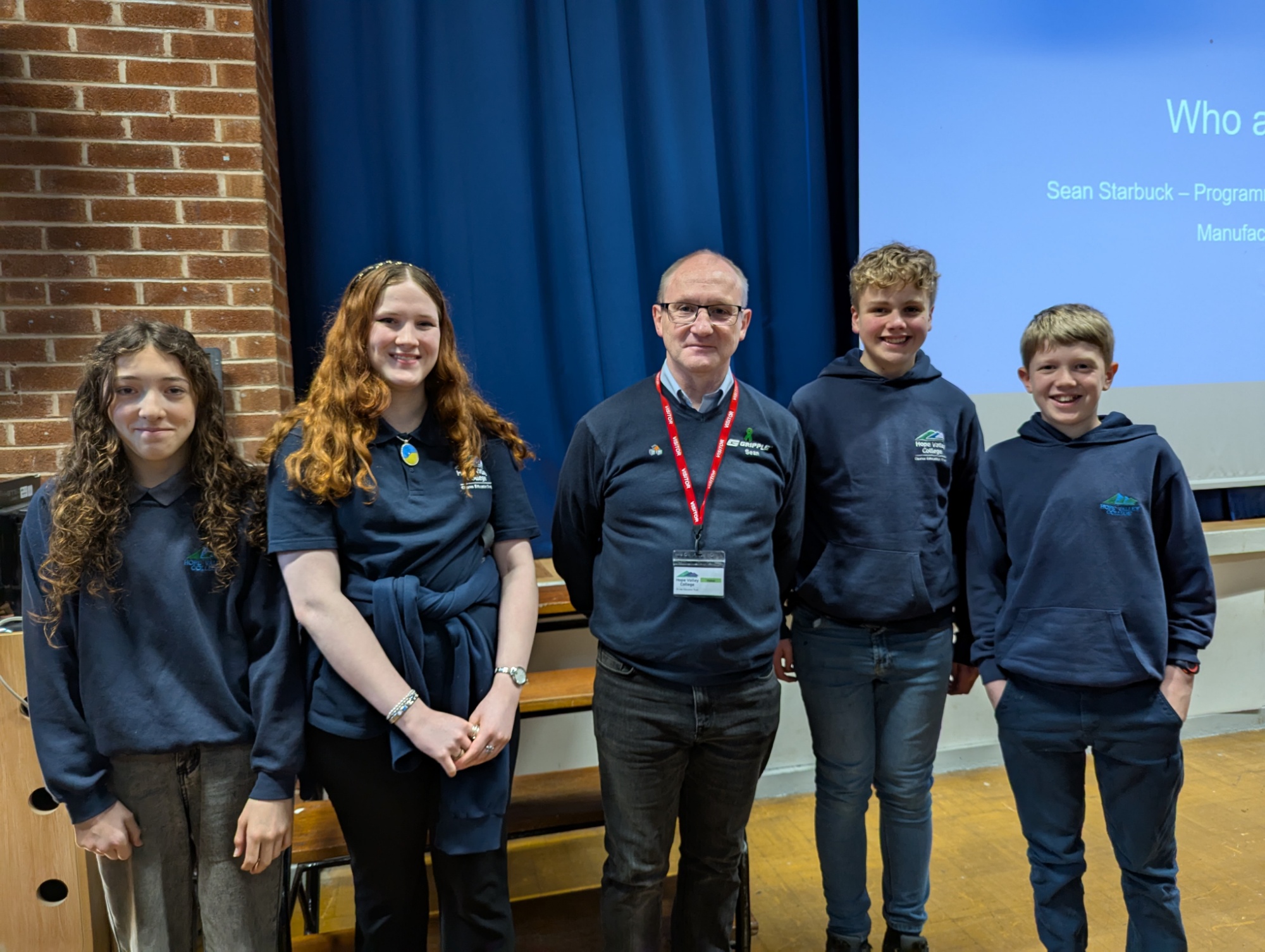 Students with Gripple representative